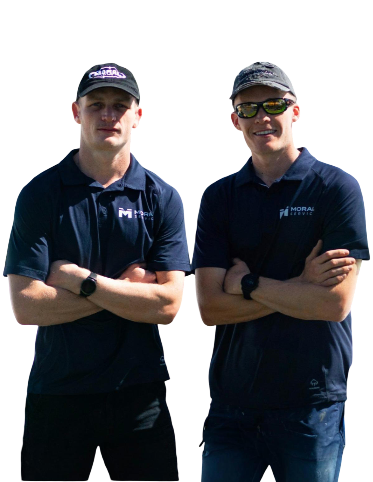 Shaun and Justin Ridley, the two brothers behind Moral Service